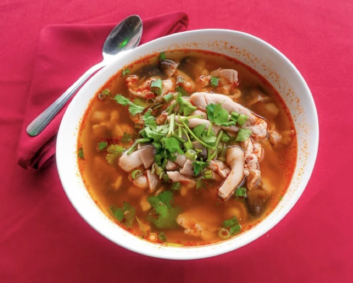 Best Tom Yum Chicken Soup in Las Vegas Now at Kung Fu Thai & Chinese Restaurant