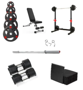 Complete Home Gym Package UK With Weight Bench Unveiled by Strongway Gym Supplies for Fitness Fans