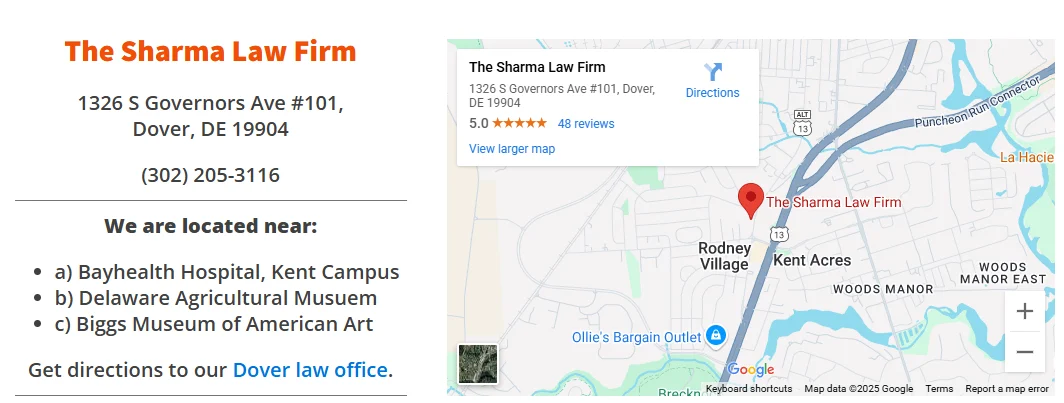 The Sharma Law Firm - Dover DE