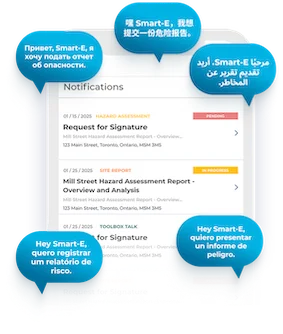 SMRT-E supports voice input in over 200 additional languages, which can be activated as needed.  