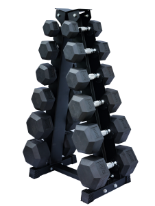 Hex Gym Dumbbells With Rack and Home Weight Set Now Delivered across UK by Strongway Gym Supplies