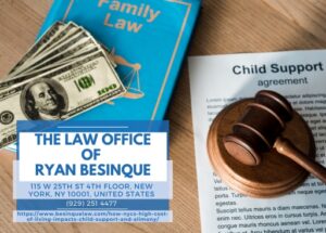 New York City Family Law Attorney Ryan Besinque Discusses Cost-of-Living Realities in Child Support and Alimony