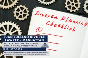 New York City Divorce Mediation Lawyer Juan Luciano Highlights the Importance of Financial Preparation for Successful Mediation