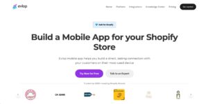 Evlop Named The Best Shopify Mobile App Builder of 2025