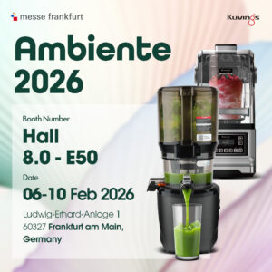 Kuvings Sets a New Standard for Everyday Juicing with AUTO10S at Ambiente 2026