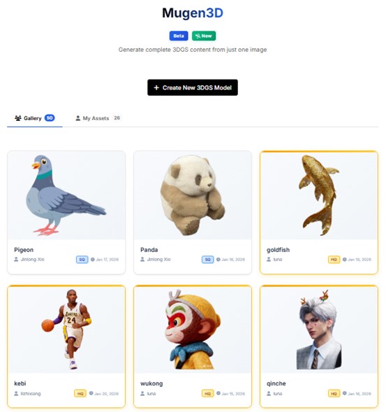 Mugen3D Launch Marks Tipping Point for World Model Applications