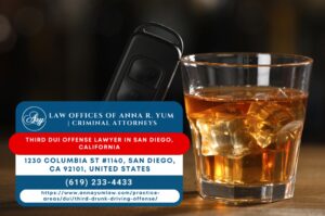 San Diego DUI Defense Attorney Anna R. Yum Explains Penalties and Defense Options for a Third DUI Offense in California
